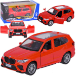 Metalinis automobilis BMW X5M, raudonas