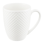 Ambition puodelis Grid, 390 ml, baltas, 1 vnt.