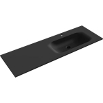 Praustuvas Mexen Vela, Right, 141 x 46,5 cm, Black matt