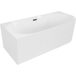 Vonia Mexen Gia, kairinė, 150 x 75 cm, White gloss + Black persipylimas