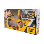 RC statybinio krano rinkinys Cat Workforce Jumbo Tower Crane Set, 82438