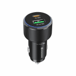 Swissten automobilinis įkroviklis Usb-c Pd + Usb-a Qc 38w su laidu