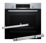 Bosch HBA514BS3 oven + Bosch HEZ538000