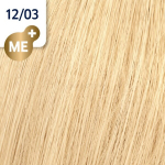 Wella Professionals Koleston Perfect ME+ Speciali blondinė 12/03 Natūralus auksinis 60 ml