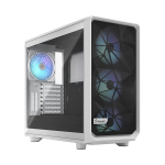 Korpusas Fractal Design | Meshify 2 RGB TG Clear Tint | Side window | White | E-ATX | Power supply included No | ATX