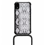 Lookabe Necklace Snake Edition dėklas skirtas iPhone XR &ndash; skaidrus, atsparus vandeniui ir skirtas naudojimui be rankų