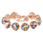 Apyrankė moterims DiamondSky &bdquo;Glare IV (Vitrail Medium)&ldquo; su Swarovski karoliukais