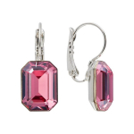 Auskarai moterims DiamondSky &bdquo;Lourdes (Rose Diamond Touch Light)" su Swarovski kristalais