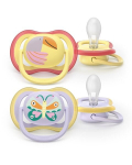 Čiulptukas Philips Avent Ultra Air SCF087/04, 0-6 mė., 2 vnt.