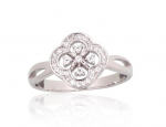 Sidabrinis žiedas Diamond Sky "Stone Flower IV"