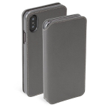Krusell Pixbo 4 kortelių SlimWallet dėklas skirtas Apple iPhone XS Max &ndash; pilkas