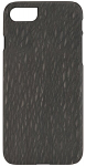 Man & Wood natūralaus medžio dėklas skirtas iPhone 7 &ndash; juodas (modelis M7421B)