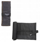 Džinsinis susukamas pie&scaron;tukų dėklas, juodas