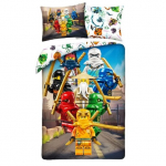 Lego Ninjago patalynės komplektas 140x200 cm, 100% medvilnė