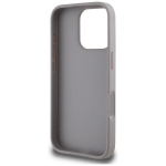 GUESS DĖKLAS 4G LOGO IPHONE 16 PRO GRŪDĖTOS ROŽĖS, TINKANTIS IR DIZAINAS