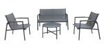 Lauko baldų komplektas MANGO CAFFE, Dark Grey