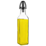 Stiklinis butelis aliejui arba actui su dozatoriumi 250 ml
