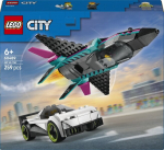 60489 &bdquo;LEGO&reg; City&ldquo; Reaktyvinis lėktuvas prie&scaron; automobilį