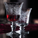 Amboise stiklinė 220ml, La Rochere, gėlėta, permatoma