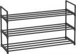 Regał na Buty Leobert LSA13BKV1 &ndash; Modern Black Shoe Rack
