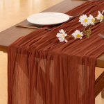Marlės stalo takelis 300&times;90 cm, rudas