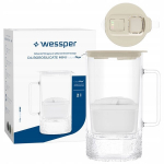 Wessper D4 BOROSILICATE MINI futureflow stiklinis filtravimo ąsotis 2l