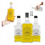 5x 500ml "eliksyras Antivirusinis" stiklinės butelės su unikaliu dizainu