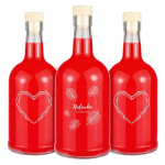 10x Stiklinės butelės "tadek" 500ml su užra&scaron;u