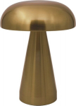 Stalinė lempa &bdquo;Lietikliu&ldquo; &ndash; auksinė &ndash; 21 cm &ndash; miegamojo stalinė lempa