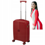 Mažas rankinio bagažo lagaminas Wowbag 7918 S 46L raudonas