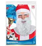 SANTA CLAUS BEARD WITH MOUSTACHE & EYEBROWS
