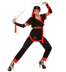&bdquo;NINJA GIRL&ldquo; (paltas, kelnės, diržas, pir&scaron;tinės be pir&scaron;tų, kaklarai&scaron;čiai, galvos juosta)