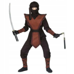Vaiki&scaron;kas "ninja" kostiumas rudas, su kauke ir galvos juosta