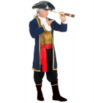 &bdquo;7 JŪRŲ PIRATAS&ldquo; (paltas, liemenė su žabo, rankogaliai, kelnės, diržas, batų uždangalai, kepurė, rai&scaron;tis akims)