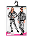 &bdquo;ZEBRA ANIMALIER PARTY FASHION SPORTINIS KOSTIUMAS&ldquo; (striukė, kelnės)