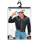 BLACK WESTERN COWBOY SHIRT