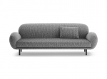 Trivietė sofa Micadoni Poppy, Dark Grey