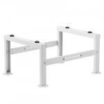 Mini Split grindų stovas, 71-120x55x36 cm, balta, reguliuojamas plienas