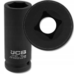 Jcb smūginė galvutė JCB-4458520, 20mm, 1/2DR, CrMo, vidinis &scaron;e&scaron;iakampis, kvadratas su anga, 1 vnt.