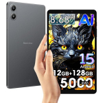 Plan&scaron;etinis kompiuteris Blackview LINK 2 8.68" FHD AI x Android 15, RAM 12 GB ROM 128 GB/SD 2 TB, 5000mAh Widevine L1 1080P WPS - Juoda