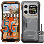Telefonas Blackview XPLORE 1 Walkie Talkie 5G 6.78" 36GB+256GB/2TB 64MP+50MP Android 15 NFC/Gemini AI/OTG/GPS/FM - Oranžinė