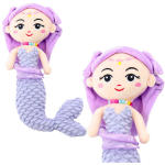 Mink&scaron;tas žaislas Undinėlė, 32 cm, violetinė