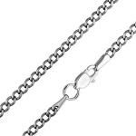 Sidabrinė grandinėlė moterims "Curb" Brasco 61743