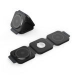 Įkrovimo stotis MagSafe, 3-in-1 sulankstoma, juoda