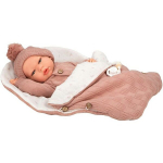 Realistinė lėlė - Arias - Reborn 40 cm ELBA - Miegmai&scaron;is įtrauktas - Mamos žindukas ir žindukas - Sauskelnė - &Scaron;eimos knyga