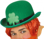 Žalias "melioniko" tipo "saint Patrick's Day" skrybėlaitė