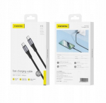 Foneng Usb-c 1m 60w juodas laidas