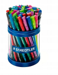 Staedtler tr&oacute;jkantiniai ra&scaron;ikliai M, 50 vnt., įvairių spalvų
