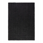 Hanse Home Boucl&eacute; tamsiai juodas džiuto kilimas 80x150