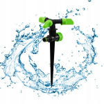 Stalco Garden Zraszaczas Obrotowy 1/2" Str - Zestaw 4-elementowy